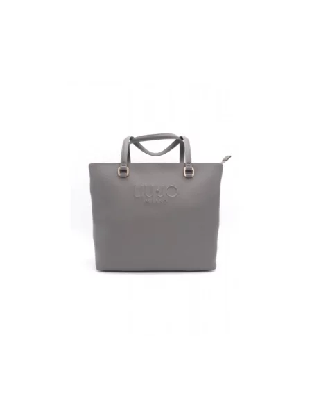 Shopperka Liu Jo z logo szara