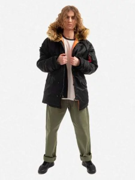 Kurtka Alpha Industries VF black czarna