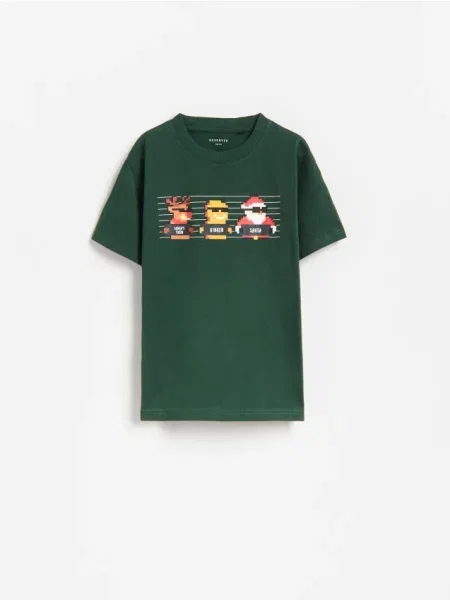 Tricou copii Reserved verde