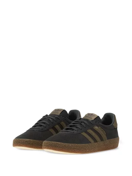 Ριγέ τρέξιμο φούτερ Adidas με σχέδιο μαύρο