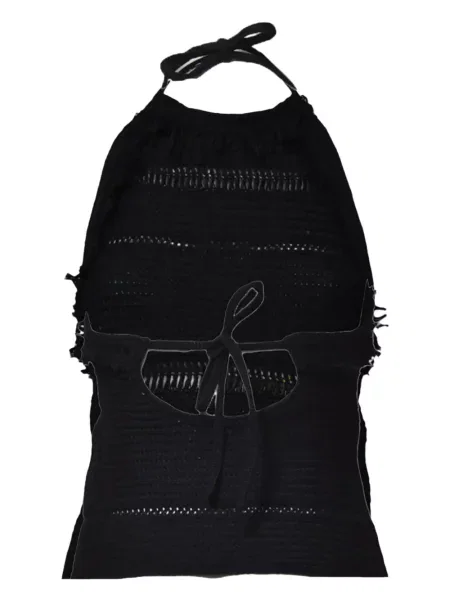 Top Marant Etoile cu gât halter negru