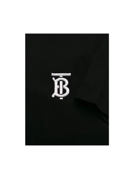 Koszulka Burberry z logo czarna