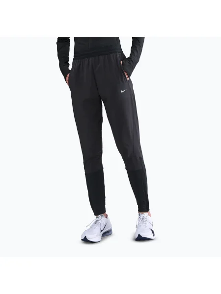 Pantaloni de alergare pentru femei Nike Swift Dri-Fit Mid-Rise black negru