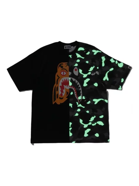 Tricou A Bathing Ape® cu dungi de tigru negru
