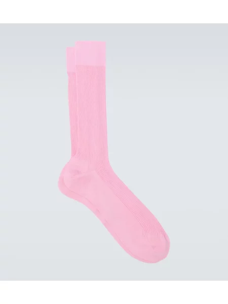 Pletene nogavice Tom Ford roza