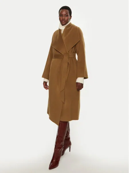 IVY OAK Вълнено палто Carrie Rose Кафяв розово