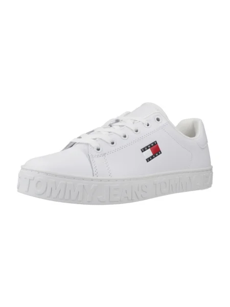 Sportcipők Tommy Jeans Tjw Logo Outsole Sneaker Ess fehér