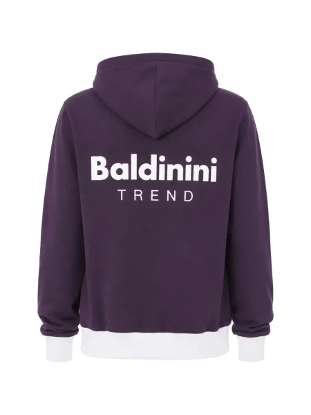 Hanorac cu glugă Baldinini cu autograf violet