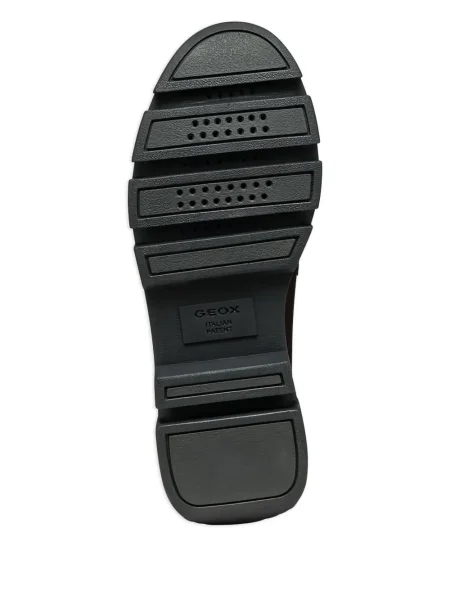 Pantofi loafer Geox cu platformă cu bretele maro