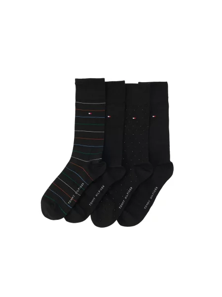Tommy Hilfiger Underwear Șosete albastru regal / roșu alb negru