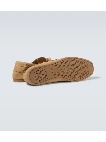 Pantofi Tom Ford din piele bej