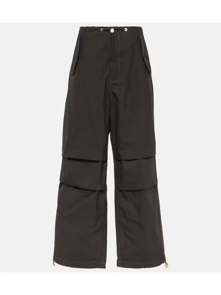 Szerokie spodnie Dion Lee czarne