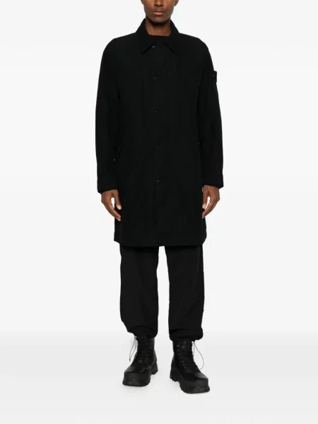 Palton Stone Island cu strasuri negru