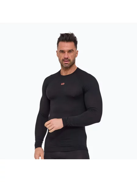 Bluza termoaktywna Brubeck Active Merino black czarna