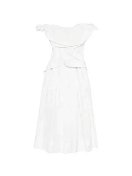 Rochie Vivienne Westwood cu model floral cu imagine alb