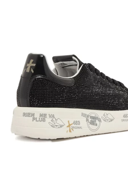 Sneakerși Premiata de cristal negru