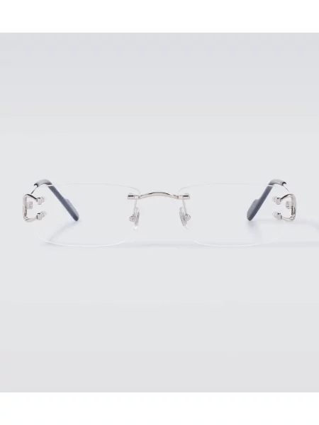 Sunčane naočale Cartier Eyewear Collection srebrena