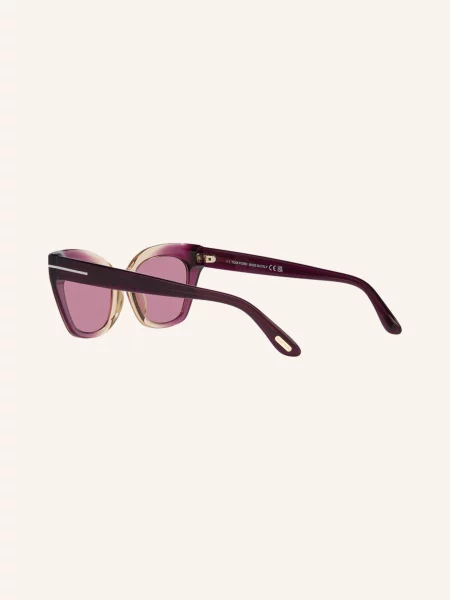 Tom Ford Okulary Przeciwsłoneczne Juliette lila beżowe