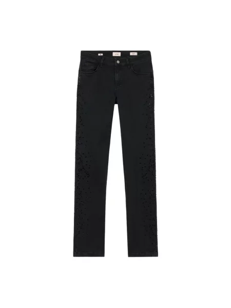 Jeansy Oltre czarne