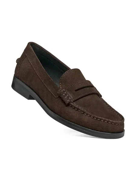 Geox loaferji semišasti D NOEMEN rjava