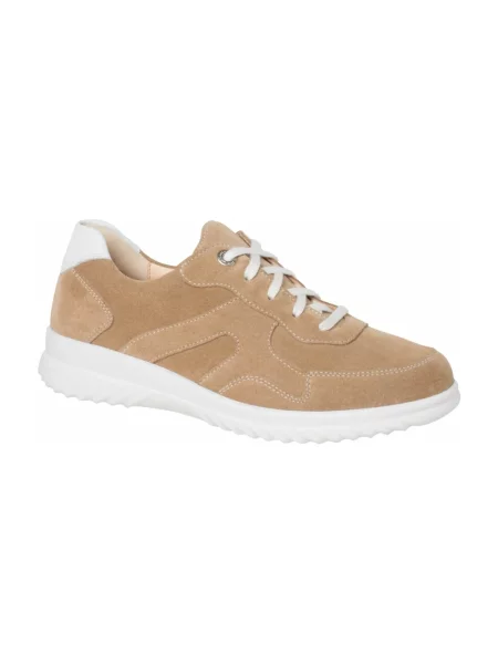 Sneakersy Ganter zamszowe brązowe