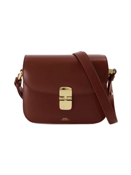Torebka A.p.c. klasyczna brązowa