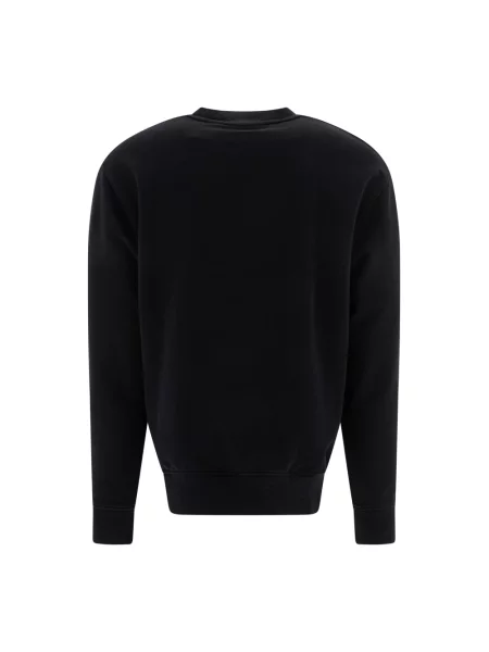 Lniana bluza Ami Paris casual czarna