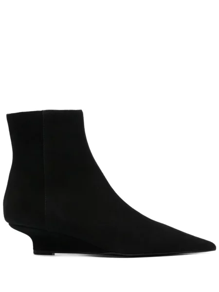 Botine Toteme din piele de căprioară negru