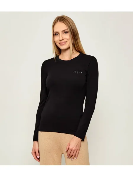 Tricou mânecă lungă Armani Exchange negru