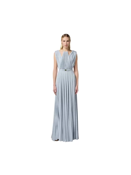 Sukienka Elisabetta Franchi niebieska