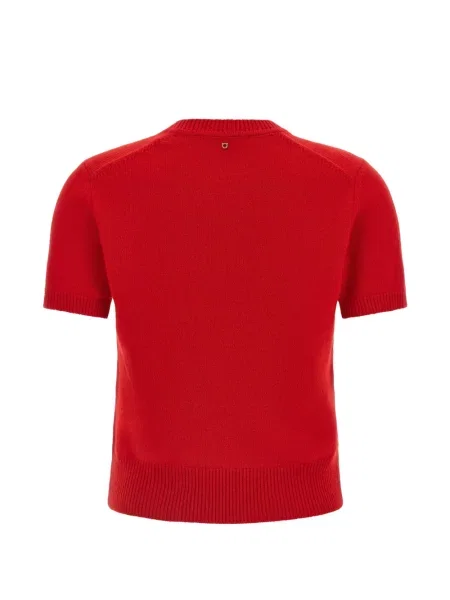 Tricou Ferragamo din cașmir roșu