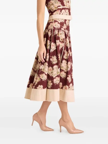 Fustă Cinq A Sept roșu