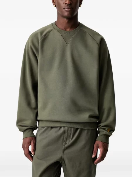 Hanorac Carhartt Wip cu broderie verde