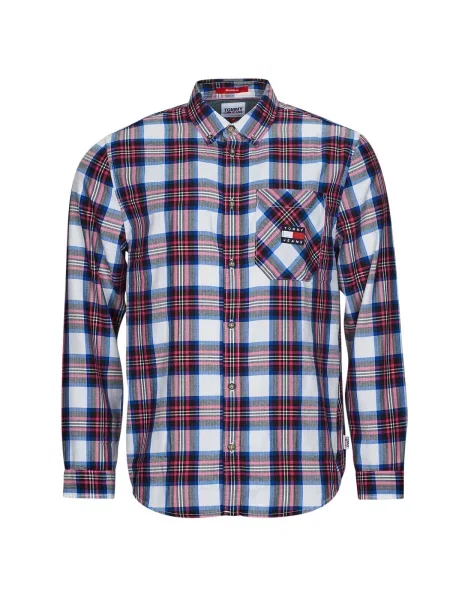 Flanel srajca Tommy Jeans z dolgimi rokavi