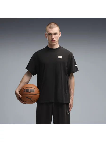 PUMA koszulka Rare Supply o kroju oversize Akcesoria S czarny