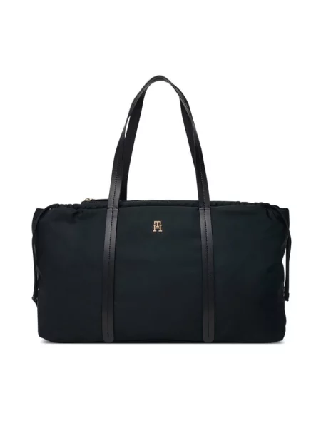Tommy Hilfiger Torebka Th Soft Hobo czarny