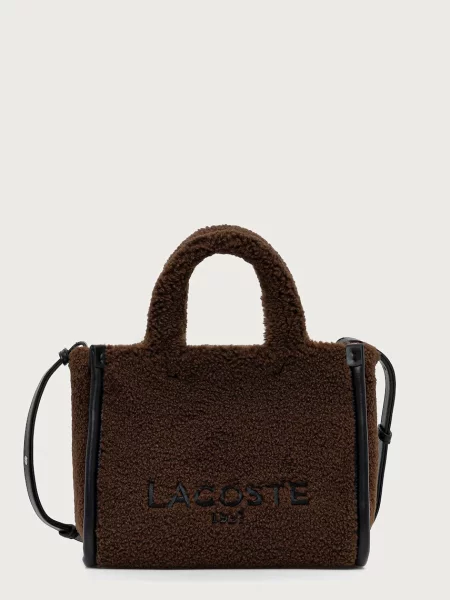 Shopper kabelka Lacoste hnědá