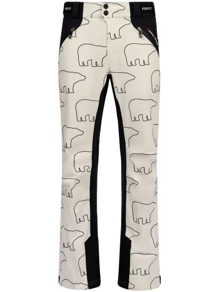 Pantaloni de schi Perfect Moment alb