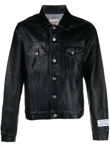 Geacă de blugi Gallery Dept. cu broderie negru