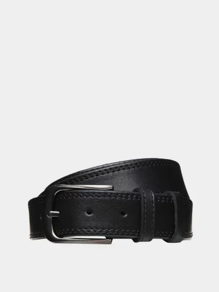 Кожаный ремень Borsa Leather черный