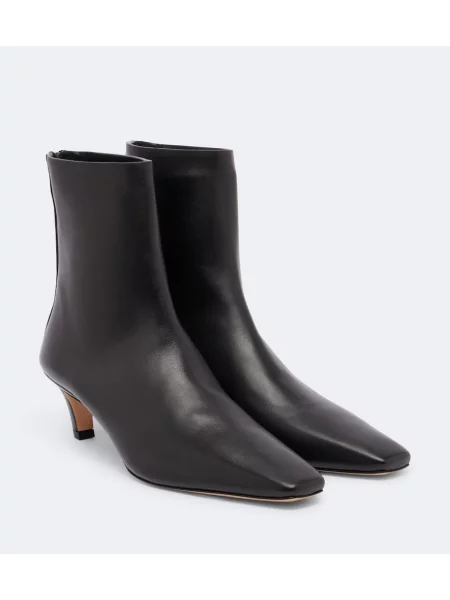Cizme scurte Toteme din piele negru