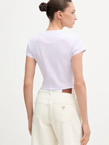 Koszulka Calvin Klein fioletowa