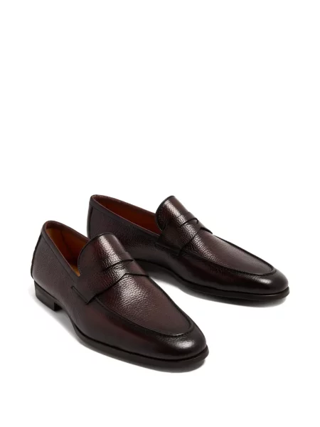 Pantofi loafer Magnanni din piele maro