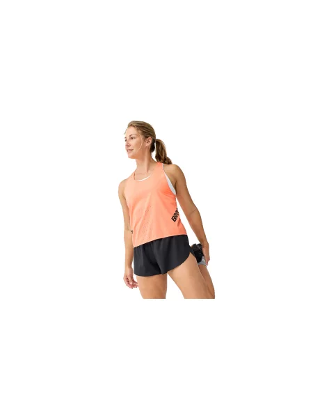 Brooks Hyperion Elite Singlet W Cyber Peach Kobiety Koszulki Brooks Size: S pomarańczowy