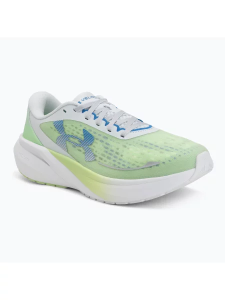 Încălțăminte de alergare pentru bărbați Under Armour Velociti Pace lumos lime/white/capri alb