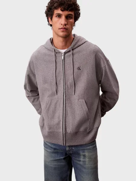 Махрова толстовка Calvin Klein Jeans сіра