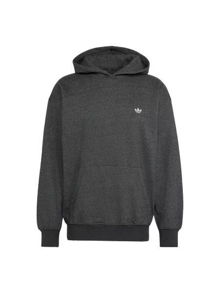 ADIDAS ORIGINALS Mikina Trefoil Essentials šedý melír bílá