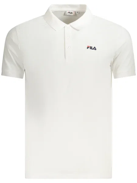 Polo Fila cu mâneci scurte alb