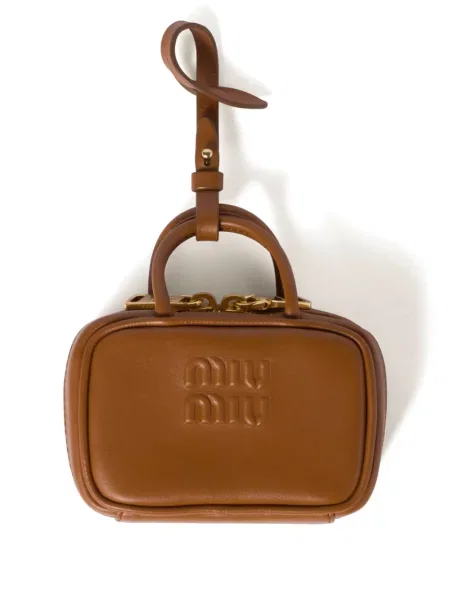Portofel Miu Miu din piele maro