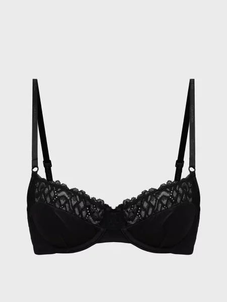 Без подкладки бюстгальтер Calvin Klein черный